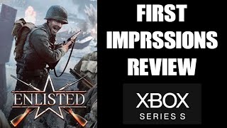 New FREE WWII FPS "Enlisted" Beta First Impressions Review   Xbox Series S Gameplay