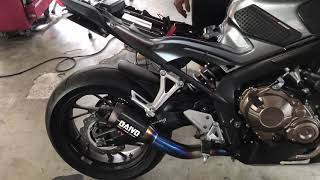 CBR650 จูนยิง ไฟออกท่อ CBR650 รีแมป