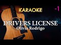 Olivia Rodrigo - drivers license (Karaoke Acoustic Guitar) Lower Key