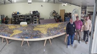 Man finishes largest commercial jigsaw puzzle in the world