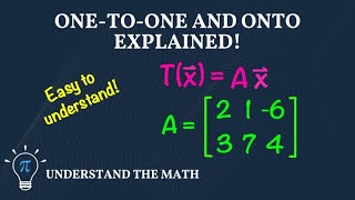 Determine if a Transformation is One-to-One and/or Onto | Step-By-Step Example