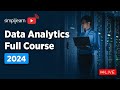 🔥Data Analytics Full Course | Data Analytics Training On 🔴LIVE | Data Analytics | 2024 | Simplilearn