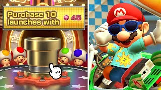 How many pulls for Mario (Sunshine) ? - Mario Kart Tour (Gold Pipe Pulls)