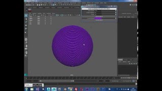 Maya Python Ribbon Sphere Generator