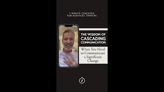 The Wisdom of Cascading Communication