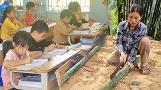 Despite being disabled and unable to speak, Kim took care of the girl so she could go to school.