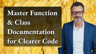 Master Function & Class Documentation for Clearer Code