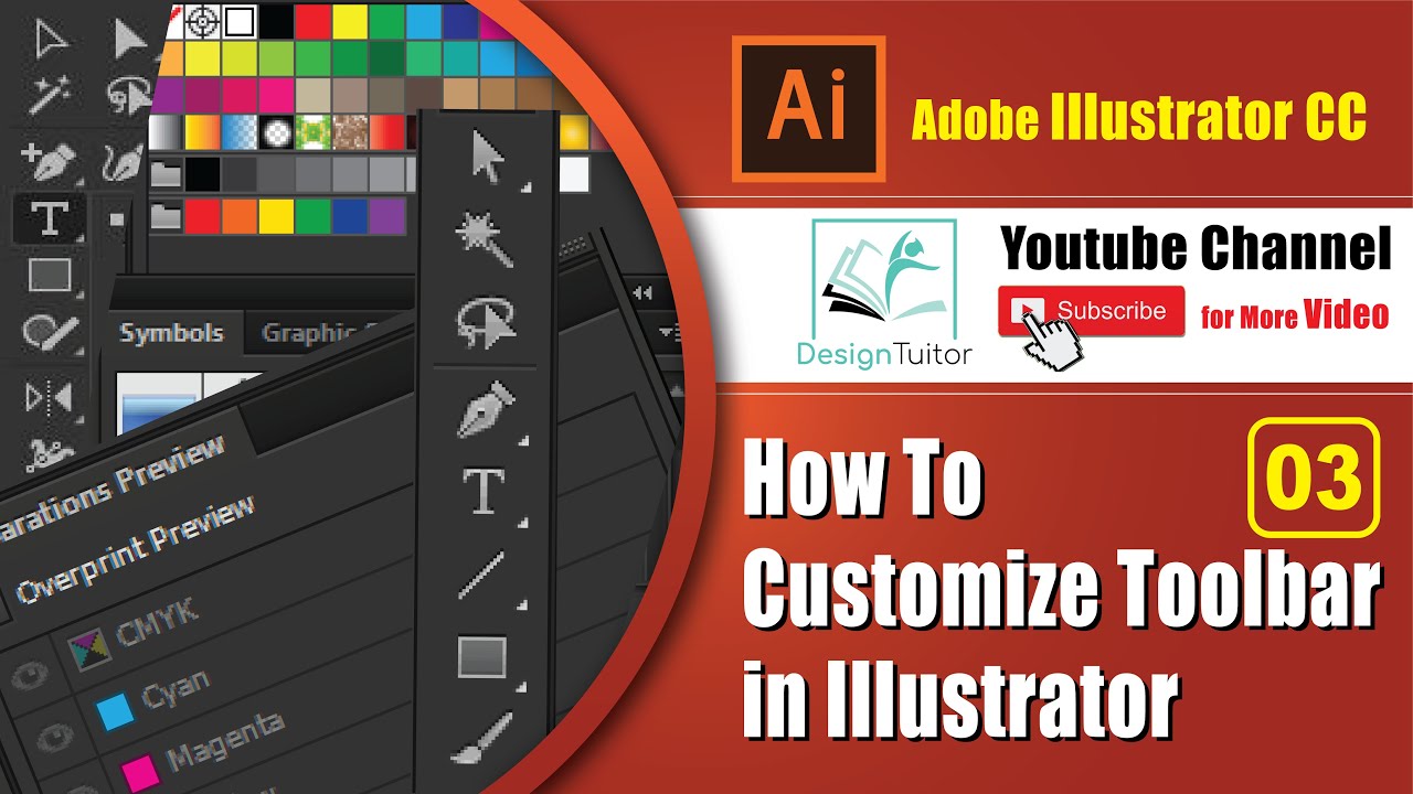 Adobe Illustrator | Customized Toolbar & Workspace - YouTube