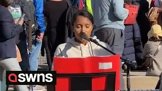 Teenager pays respects to the royal family with an emotional rendition of God Save the King | SWNS