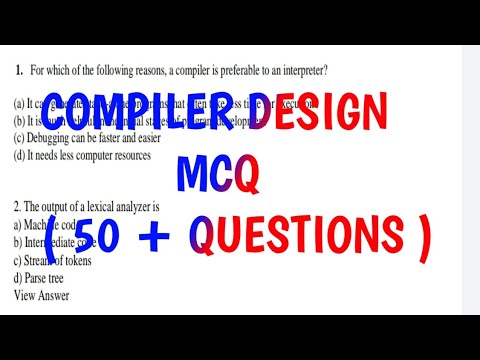 Compiler Design MCQ Questions - YouTube