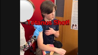 I had to get a tetanus shot!😞