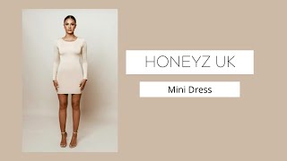 HONEYZ Contoured Mini Dress