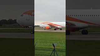 Ezy EasyJet very smooth take off on southern runway Manchester U.K.