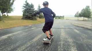 [HD] STREET SKATEBOARDING W/ KAI (6 YEARS OLD) - GoPro 1080p