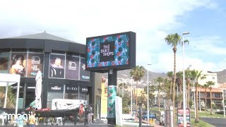 Magik - Instalación Pantalla LED P10 DIP (The Duke Shop, Costa Adeje)