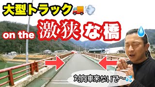 【トラック運転手】転落しそう‼︎轍にハマって大変でした。【トラック飯】【vlog】