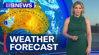 Australia Weather Update: Warm start to the weekend | 9 News Australia