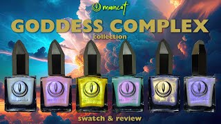 Mooncat GODDESS COMPLEX 🧝‍♀️ Swatch \u0026 Review!  New shimmers (with holo 🤩)