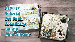 8x8 Mini Album Tutorial | CCC DT Project 2023 | Pooh’s Adventures w/Friends & Country Bunny