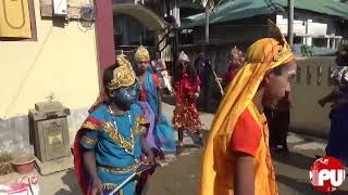 Traditional Gajan-Dance performed in Agartala ahead of Chaitra Sankranti.