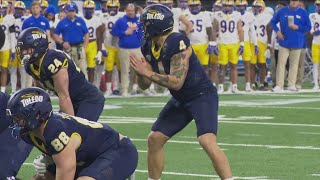 Toledo beats Pitt 48-46 in GameAbove Bowl-record 6 overtimes