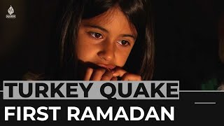 Turkish earthquake survivors celebrate Ramadan