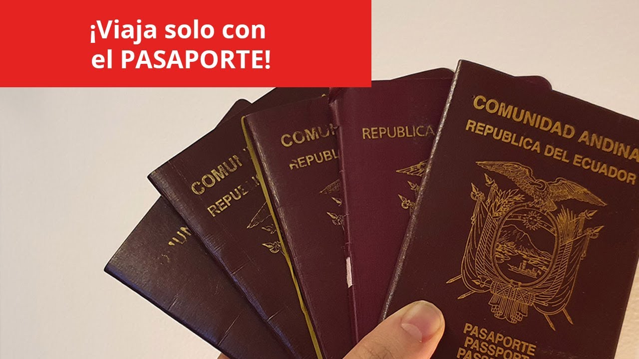 ¡VIAJA SOLO CON EL PASAPORTE! 😱 ¿A Qué Países Se Puede Viajar Con El ...