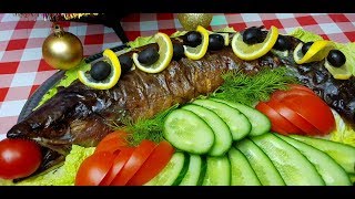 Фаршированная Горбуша, цыганка готовит. Как снять кожу с рыбы. Gipsy cuisine.👍🐟