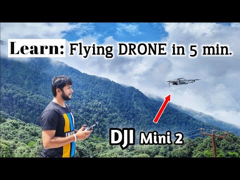 How to Fly a DRONE ? Beginners 5 min. Tutorial DJI Mini 2