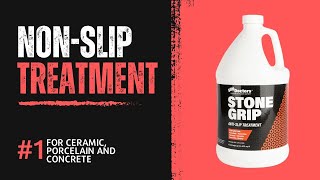 Trattamento antiscivolo Stone Grip per piastrelle e cemento - Italiano