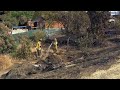 Vehicles Burned, Man Injured Battling Brush Fire Near Hwy 101 in San Jose