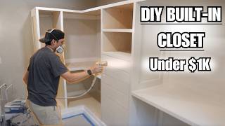 MASSIVE Closet Makeover! Full DIY Plywood Closet for Under $1,000