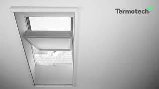 Termotech V10   Insektenschutzrollo für Dachfenster