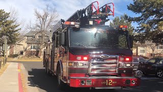 -Ride along- South metro fire rescue ladder 12