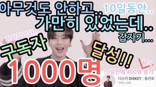 ⭐️ 구독자 1000명 되는법  | 구독자 늘리는 TIP | 천명 달성까지 Story