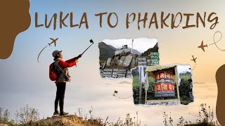 A Scenic Start: Trekking from Lukla to Phakding on the Everest Trail