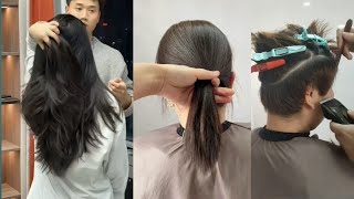 tutorial haircut for girl💇tutorial hair cut layer@rothamasterhair