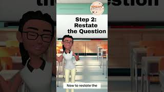 Restate Questions with This Easy Method #shorts