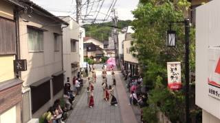 2017能登よさこい祭り一日目Rey華繚乱さん元町パレード演舞