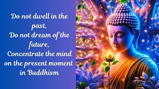 Do not dwell in the past, Do not dream of the future, Concentrate the mind on the present | Buddhism