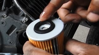 How to change oil on a V-Star 650