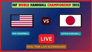 USA Vs Japan LIVE Score UPDATE 2025 IHF World Men's Handball Championship Losers Stage Jan 22 2025