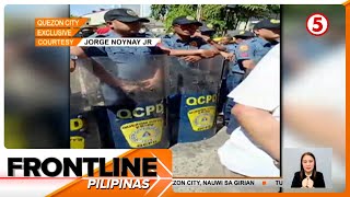 Demolisyon ng mga bahay sa Quezon City, nauwi sa girian | Frontline Pilipinas