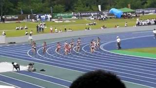 2009 近畿インターハイ 女子4x100mリレー　東大阪大敬愛 46''40