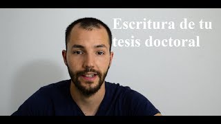 Escribir tu tesis doctoral