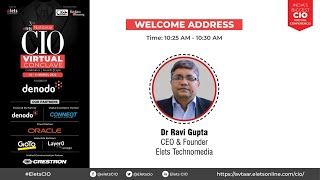 3rd Elets National CIO Virtual Conclave 2022: Welcome Address