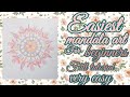 Mandala art for beginners // Easy mandala art // S.M craft & drawing academy...💖