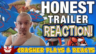 MY FAVORITE GENERATION!! Crasher Reacts: POKEMON RUBY AND SAPPHIRE (Honest Game Trailers)