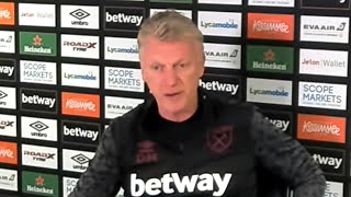 David Moyes - West Ham v Crystal Palace - Pre-Match Press Conference