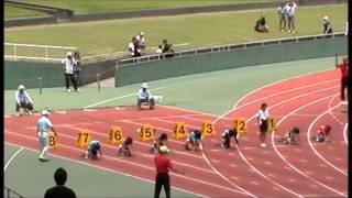 第30回南日本小学生陸上競技大会　小学5年女子100ｍ予選1組